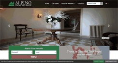 Desktop Screenshot of alpinoimmobiliare.it